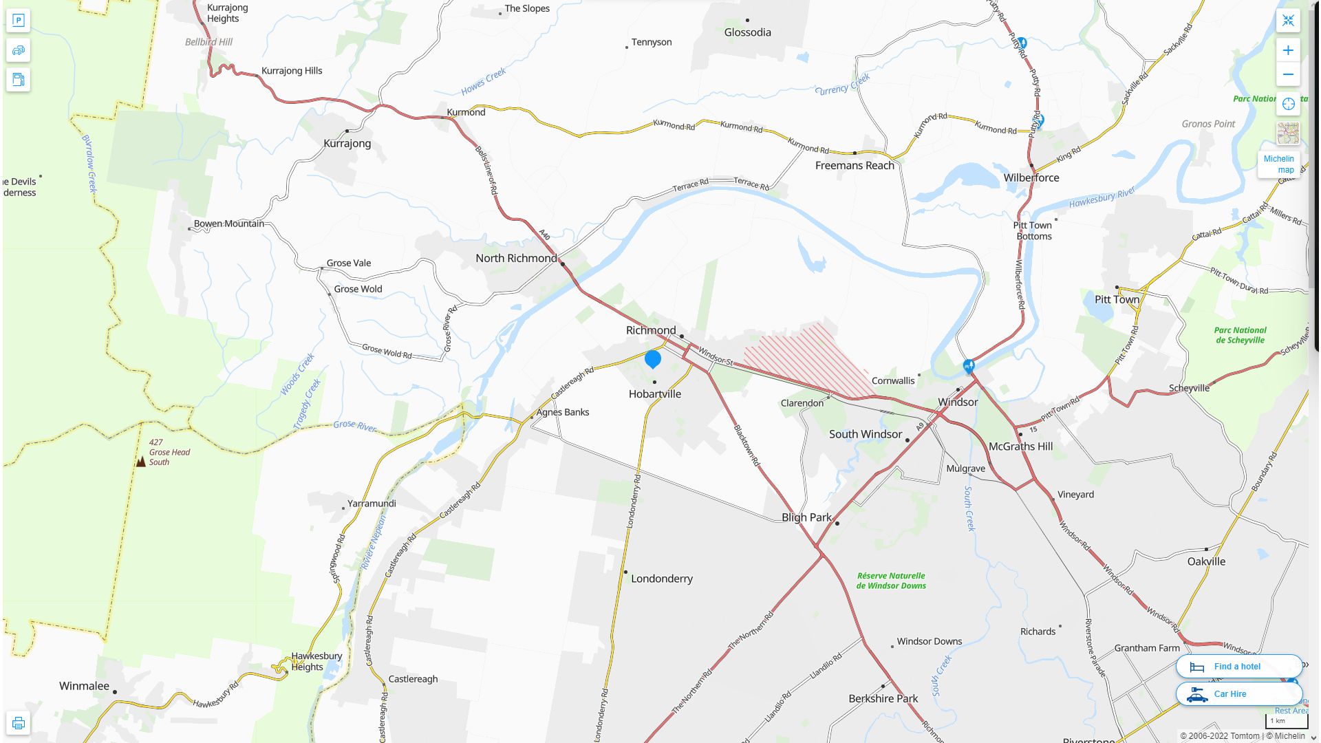 Richmond Highway and Road Map